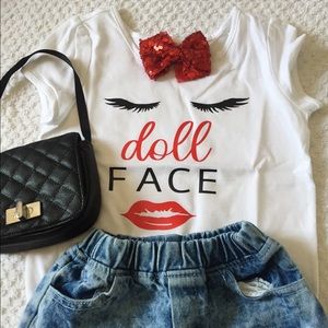Doll face handmade 3t